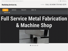 Tablet Screenshot of machiningservicesinc.com